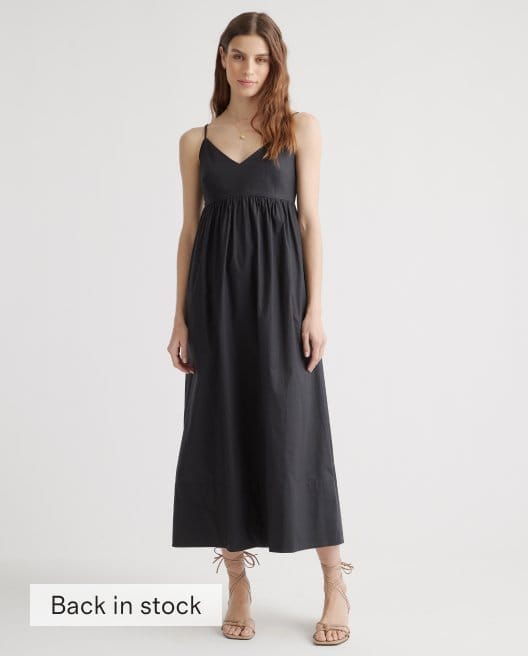 100% Organic Cotton Sleeveless Maxi Dress