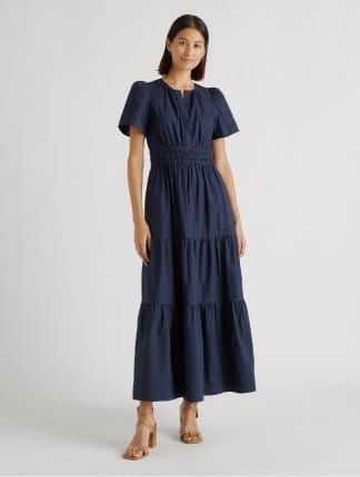 100% Organic Cotton Tiered Maxi Dress