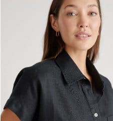 100% European Linen Camp Shirt