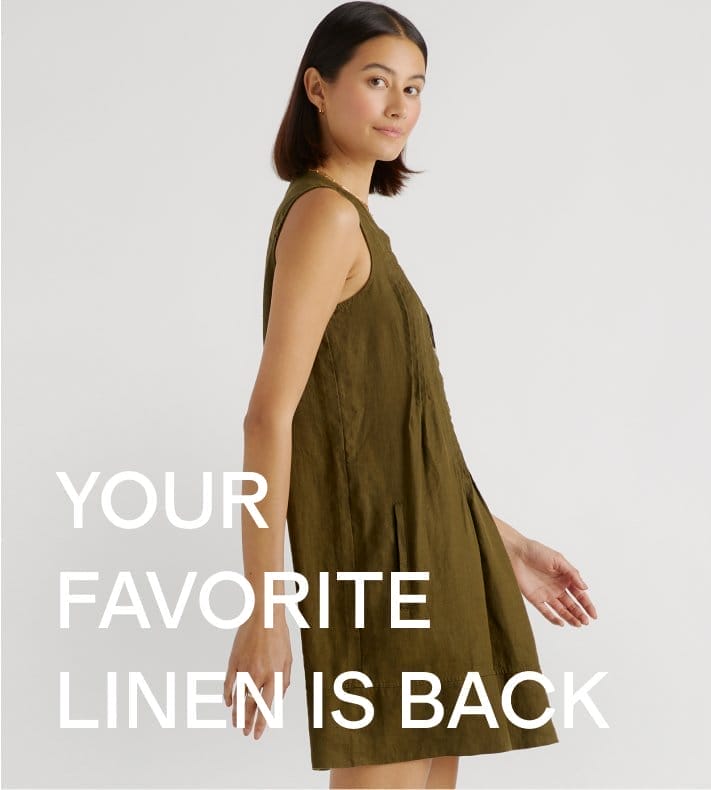 YOUR FAVORITE LINEN IS BACK
