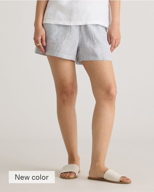 100% European Linen Shorts