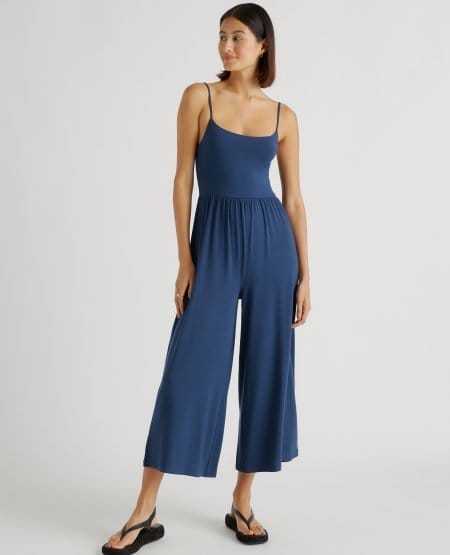 Tencel Jersey Wide Leg Jumpsuit