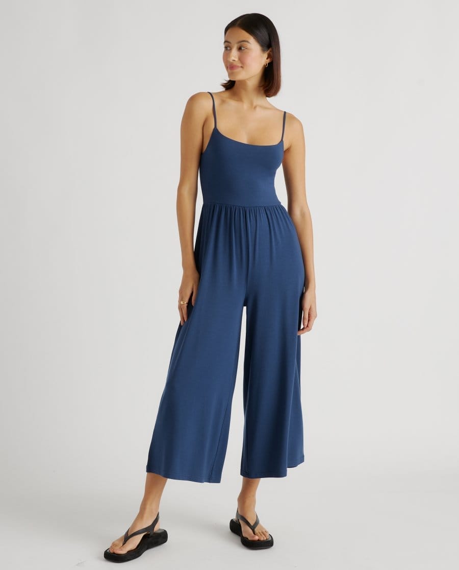 Tencel Jersey Wide Leg Jumpsuit