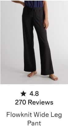 Flowknit Wide Leg Pant