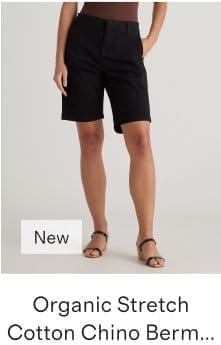 Organic Stretch Cotton Chino Bermuda Short