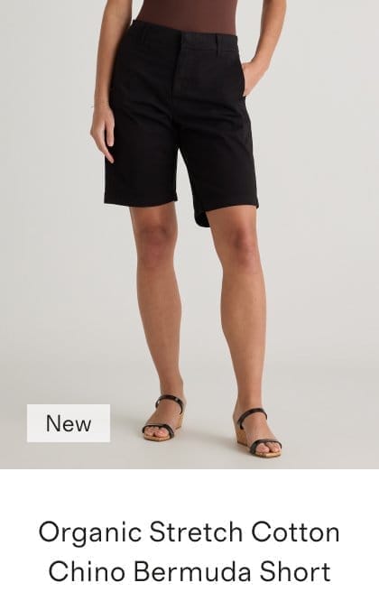 Organic Stretch Cotton Chino Bermuda Short