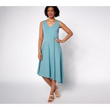 BEAUTIFUL by Lawrence Zarian Regular Asymmetric Hem Maxi Dress