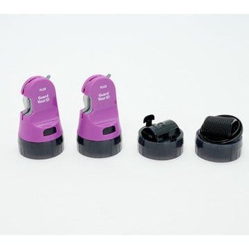 Guard your ID Set of 2 Refillable Wide 3-in-1 Rollers w/ 2 Refills