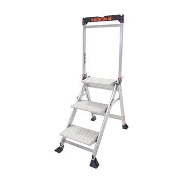 Little Giant Jumbo 3-Step Lightweight Step Stool w/ Safety Bar