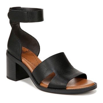 Zodiac Ankle Strap Block Heel Sandal - Ida