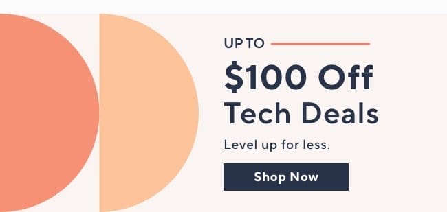 \\$100 off tech deals