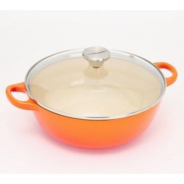 Le Creuset 3.5-Qt Cast Iron Chef's Soup Pot w/ Glass Lid