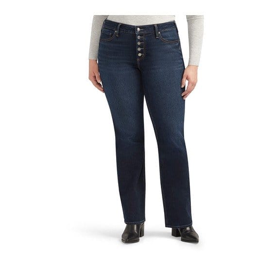 Silver Jeans Co. Plus Suki Curvy Fit Slim Bootcut Jeans