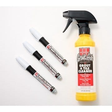 Grout-Aide Clean & Refresh Grout Renewal Kit with 3 Markers