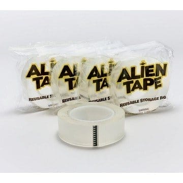 Bell & Howell Set of 5 Alien Tape Reusable 10' Rolls with Nano-Grip Tech