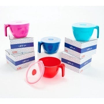 Decor Set of 4 34-oz Leakproof Soup Mugs with Gift Boxes