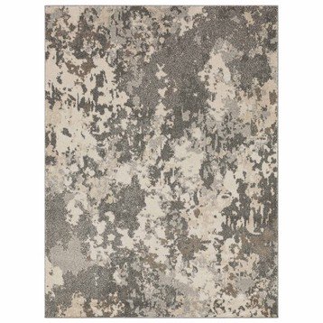 Whimsey 5 x 8 Osier Abstract Gray Area Rug