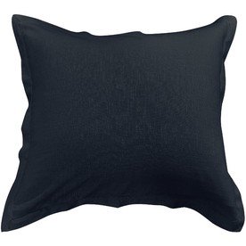 Nubby Navy Blue Euro Sham