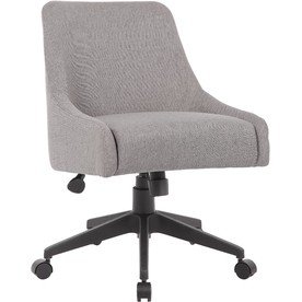 Boyle Gray Upholstered Office Swivel Chair