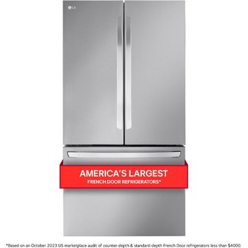 LG 27 cu ft French Door Refrigerator - Counter Depth Stainless Steel