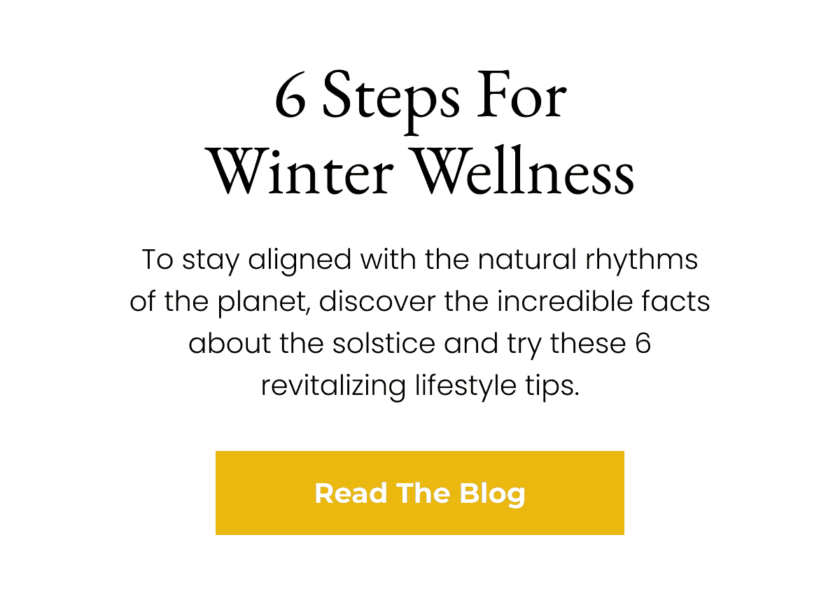 6 Steps For Winter Wellness