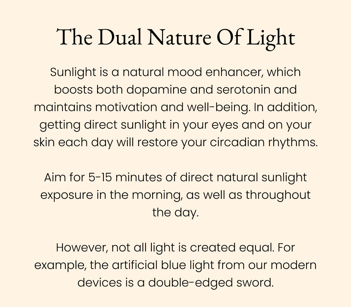 The Dual Nature of Light