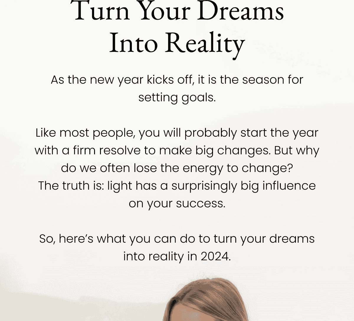 turn your dreams into reality