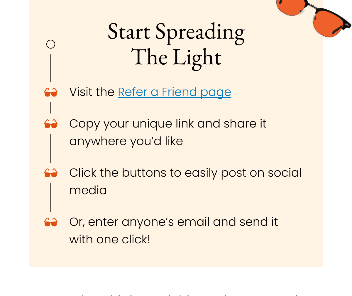 start spreading the light