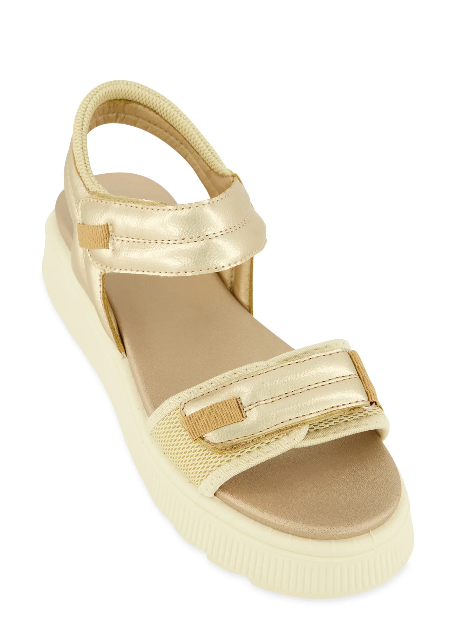 Velcro Band Ankle Strap Platform Sandals