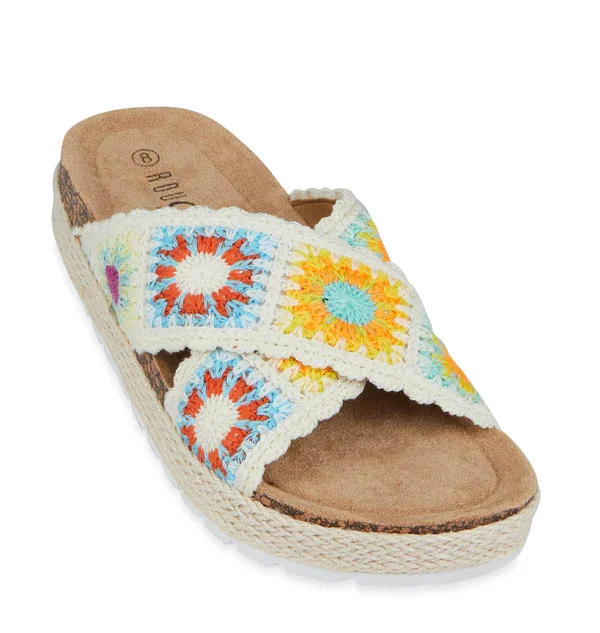 Crochet Slide Sandals
