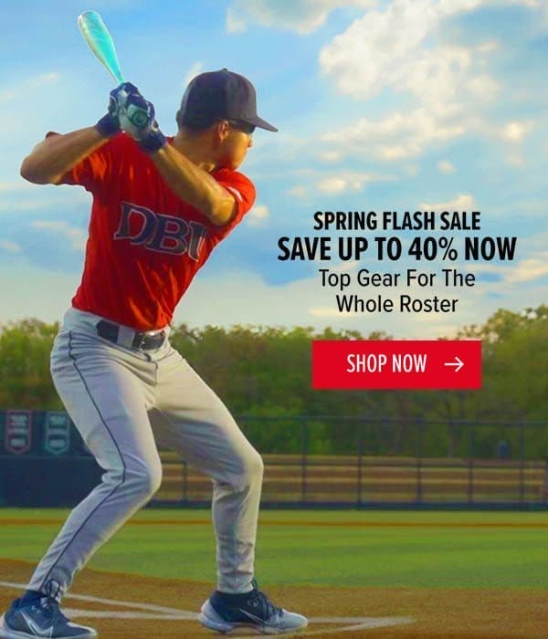 Shop our Spring Flash Sale and Save 40% on Select Gear