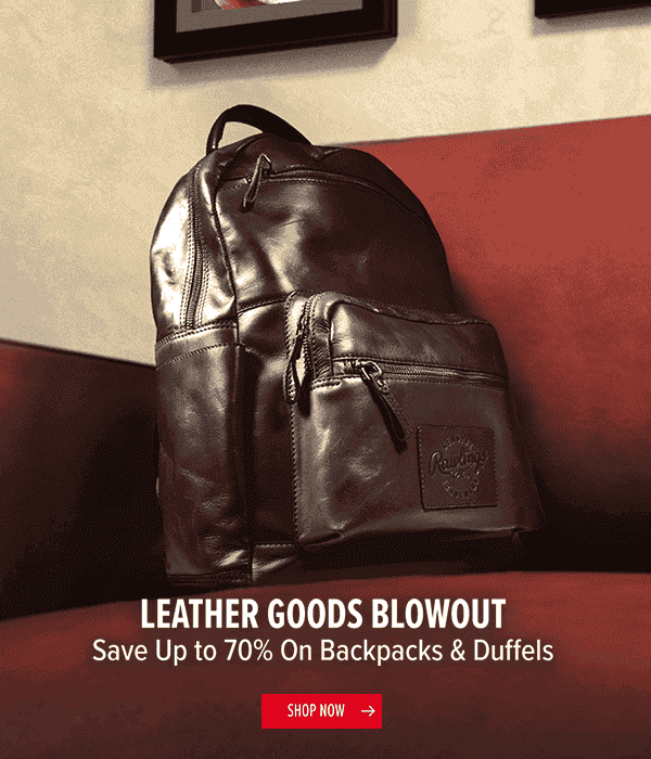 Save Up to 70% off on select backpacks and duffels with our Leather Goods Blowout 