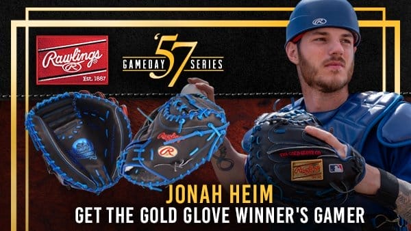Get Jonah Heim's Gameday 57 Catcher's Mitt
