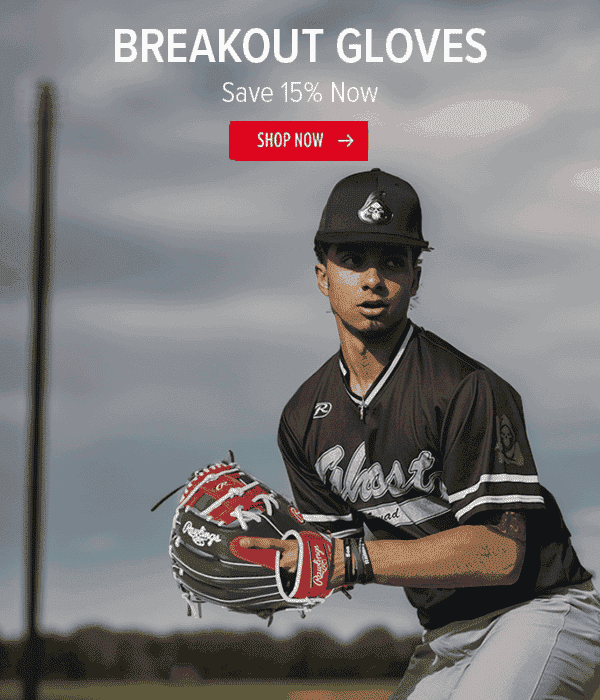 Get Your Breakout Glove Now And Save 15% 