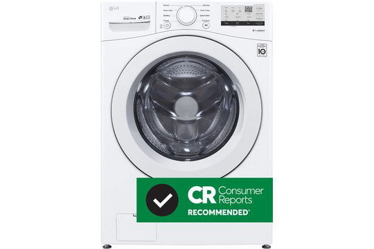 LG Ultra Large Front Load Washer - 4.5 cu. ft. White