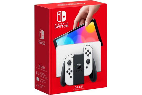 Nintendo Switch – OLED Model with White Joy-Con