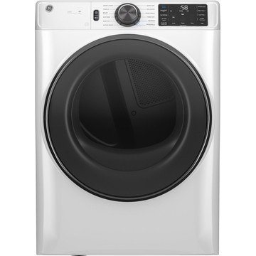 GE 7.8 Cu Ft Smart Electric Dryer - White