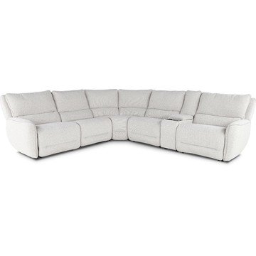 Stellar Bloke Cotton 6-Piece Power Reclining Sectional