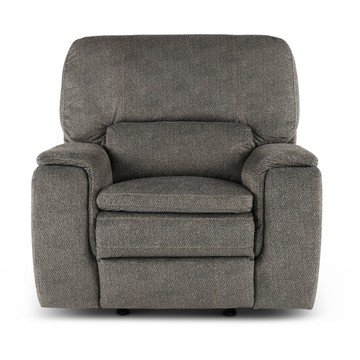 Cyprus Silver Gray Transitional Rocker Recliner