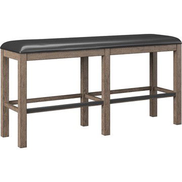 Benton Brown Bar Height Dining Bench