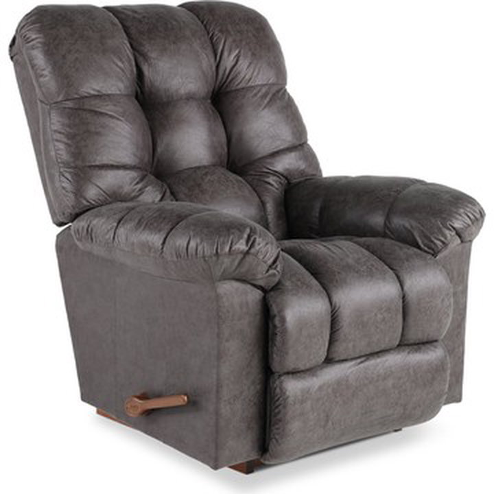 Gibson Tar Gray Reclina-Rocker Manual Recliner