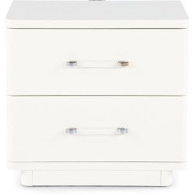 Miami White Nightstand