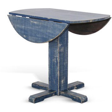 Beach Haven Blue Drop-Leaf Dining Table