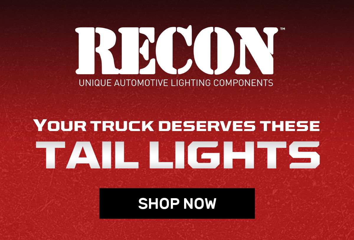 Your truck deserves these TAIL LIGHTS