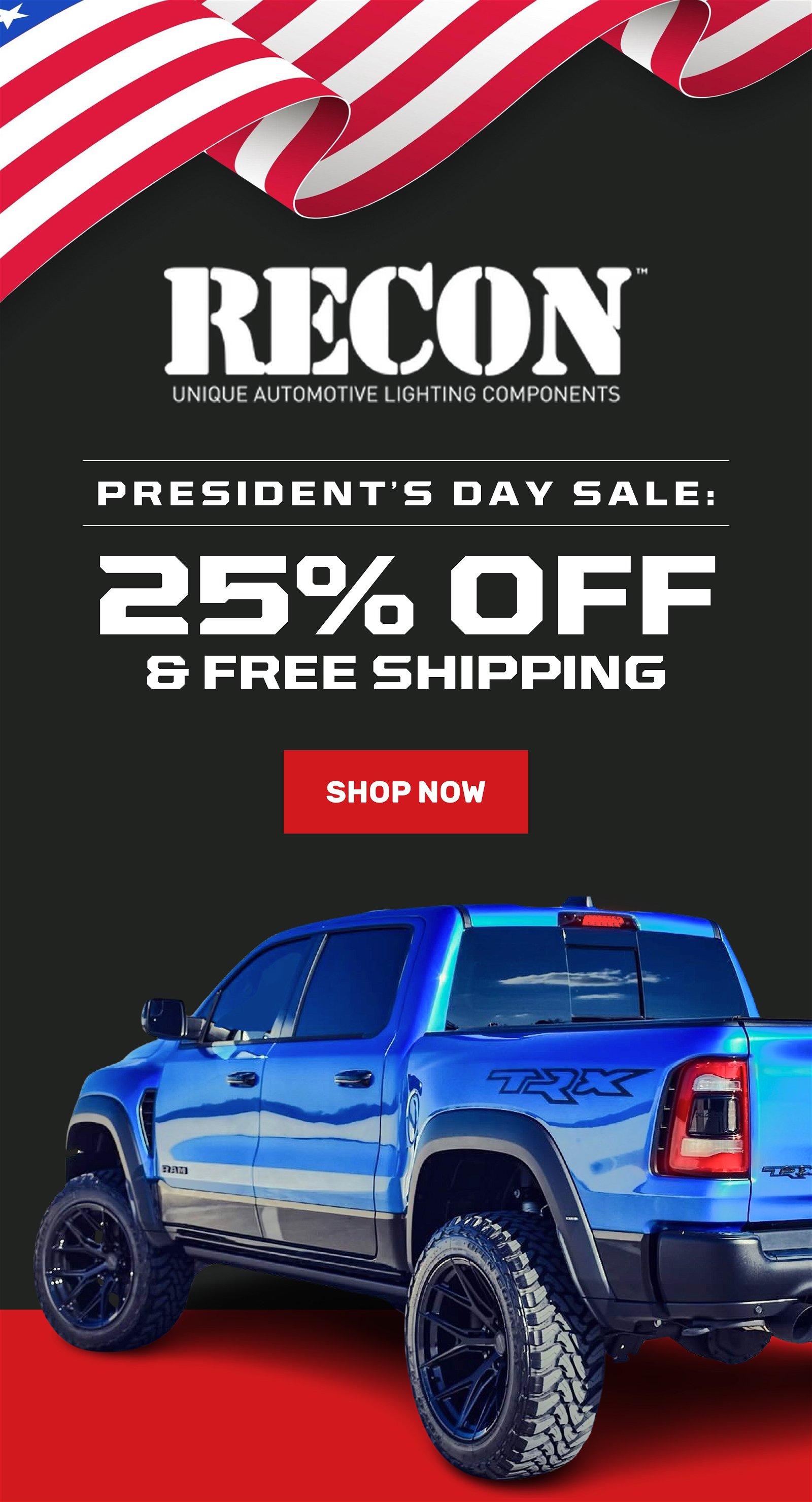 President’s Day Sale: 25% off & free shipping