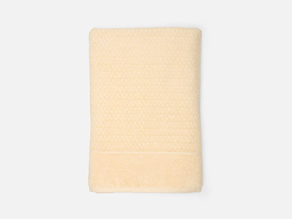 Image of Cotton Spa Bath Towel - Gold