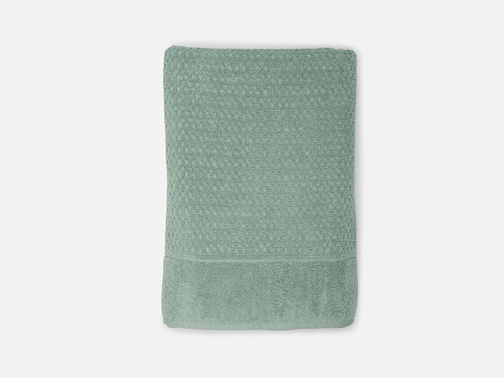 Image of Cotton Spa Bath Towel - Emerald