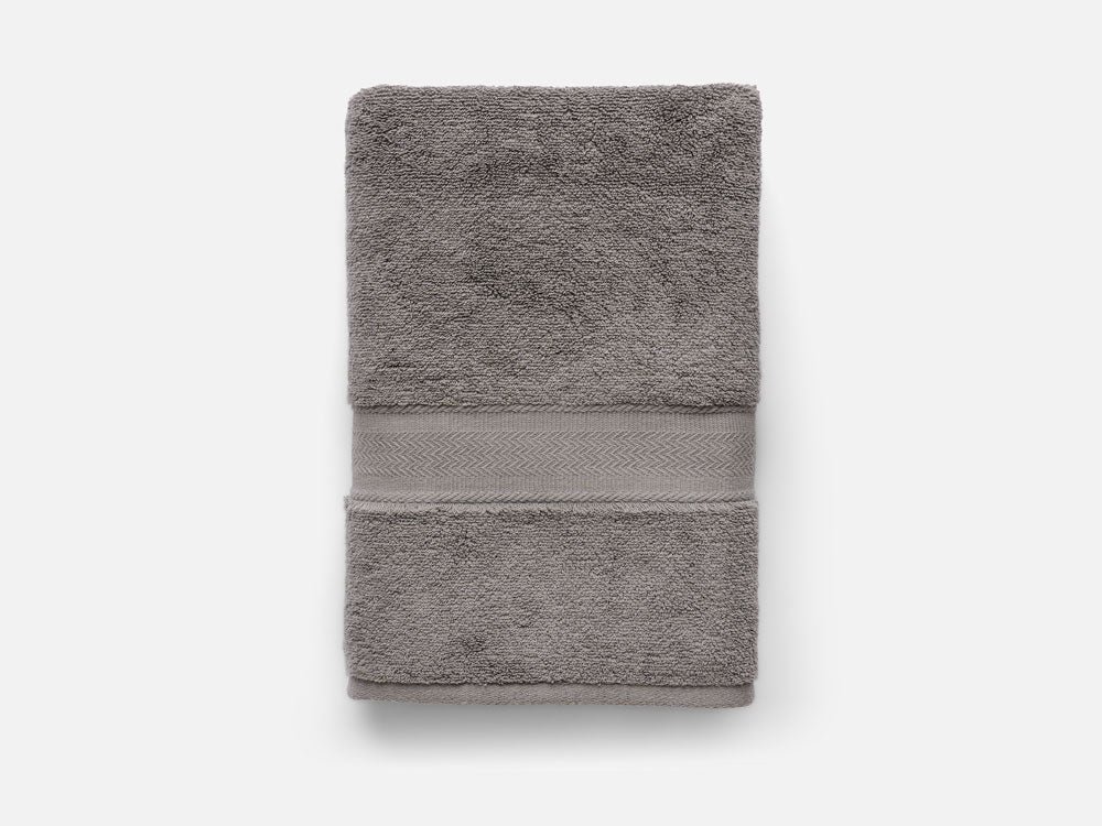 Image of Cotton Bath Towel - Gray