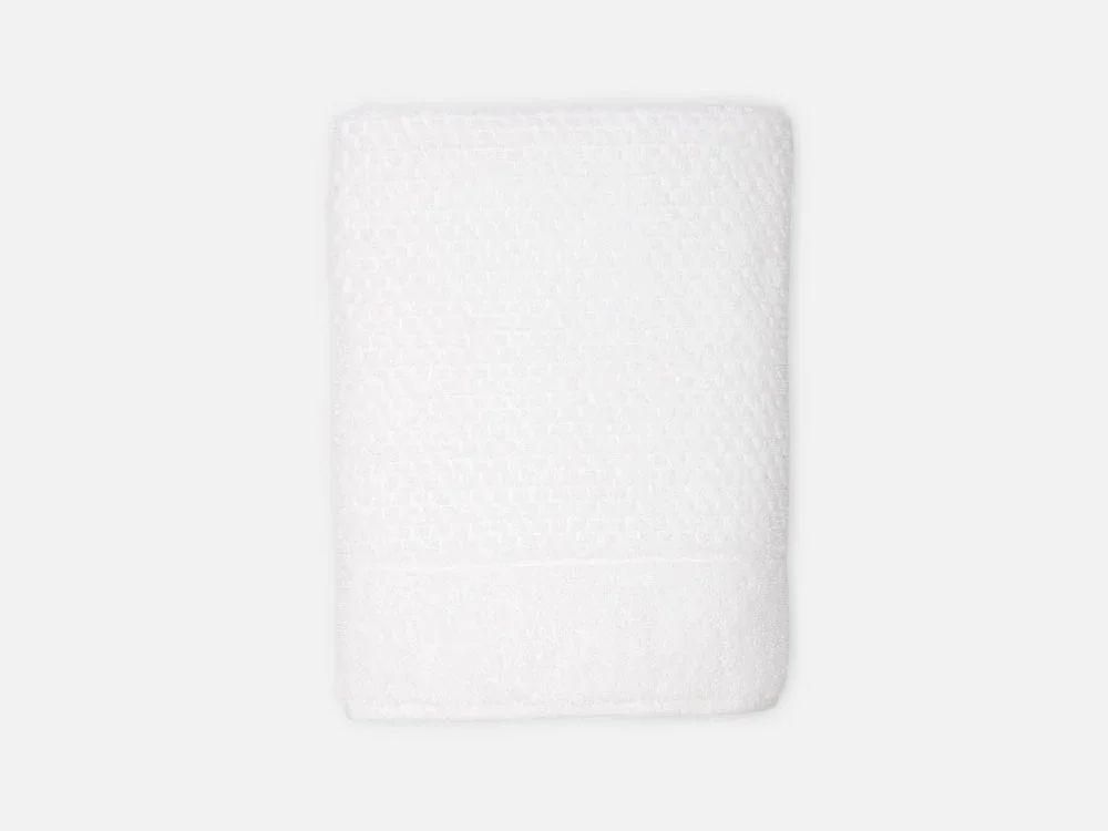 Image of Cotton Spa Bath Towel - White