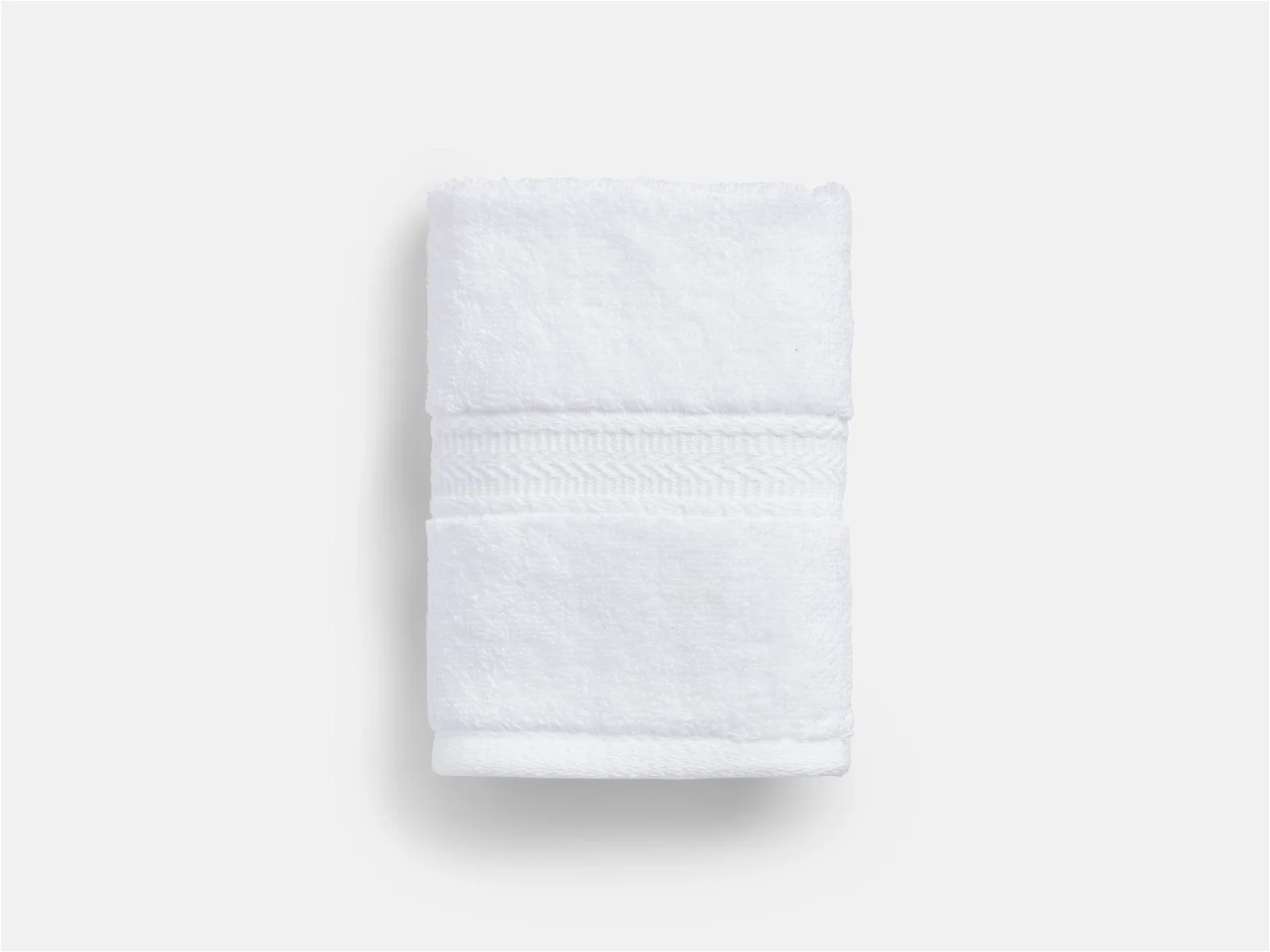 Image of Cotton Washcloth - White